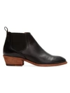 Frye Carson Leather Chelsea Boots In Black