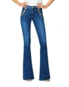 Ramy Brook Helena High Rise Flared Sailor Jeans In Medium Wash In Medium Wash
