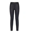FRAME FRAME SKINNY LEATHER TROUSERS,14971194
