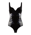 MYLA DEVONSHIRE PLACE VELVET BODYSUIT,14970917