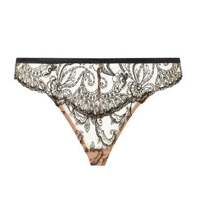 Aubade Embroidered Tulle Briefs
