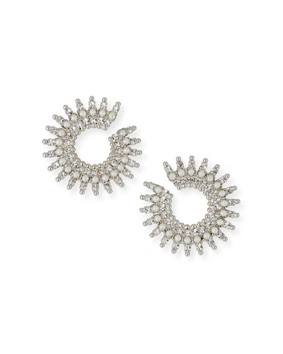 Auden Holloway Pearly Crystal-spike Earrings
