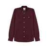NORSE PROJECTS ANTON BURGUNDY COTTON SHIRT,3703927
