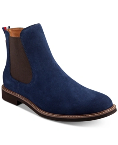 Tommy Hilfiger Greene Chelsea Boots Men's Shoes In Navy