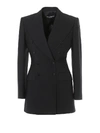 DOLCE & GABBANA WOOL GABARDINE DOUBLE-BREASTED BLAZER,9261c3a3-3638-6800-501c-5ce6ef633f18