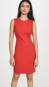 THEORY SLEEVELESS FITTED DRESS