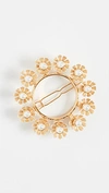 LELE SADOUGHI FLORAL CIRCLE BARRETTE