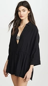 L*SPACE PACIFICA TUNIC BLACK,LSPCE40997