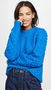 TORY SPORT CHUNKY MERINO CABLE KNIT jumper