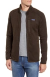 Patagonia Better Sweater Zip Jacket In Logwood Brown