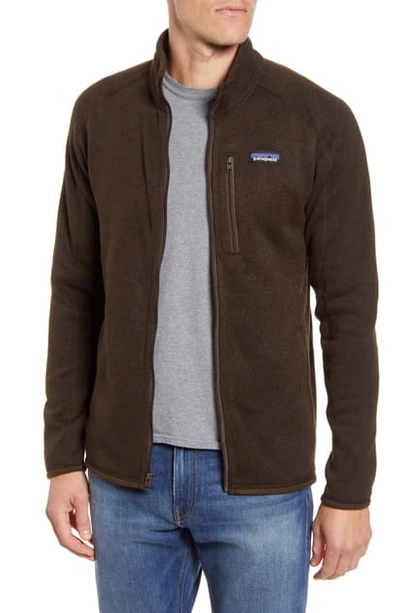 Patagonia Better Sweater Zip Jacket In Logwood Brown