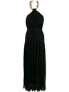 MOSCHINO MOSCHINO WOMEN'S BLACK SILK DRESS,A041854380555 42