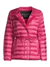 Weekend Max Mara Curvone Packable Puffer Jacket In Shocking Pink