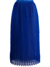 MARCO DE VINCENZO HIGH-WAIST PLEATED SKIRT