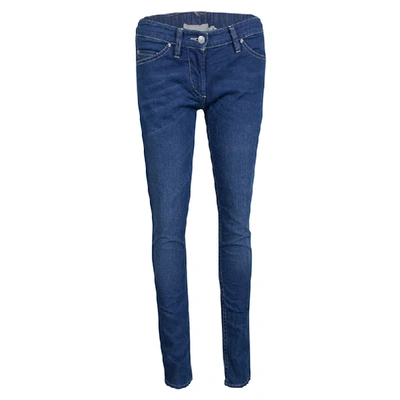 Pre-owned Isabel Marant Etoile Inidgo Faded Effect Denim Skinny Jeans M In Blue