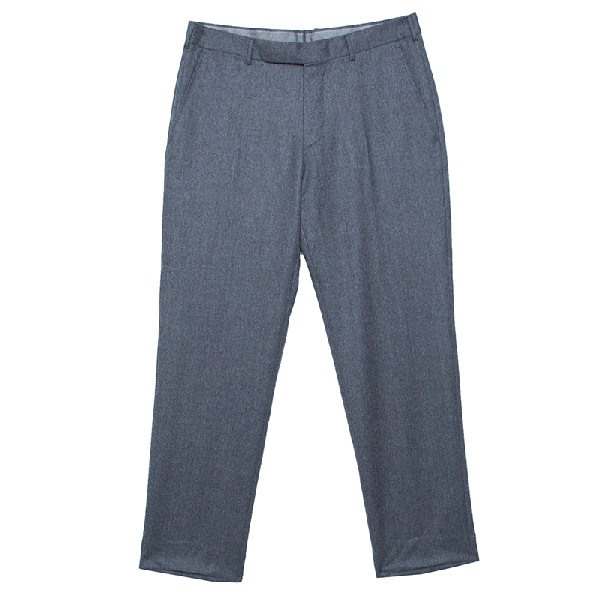 Pre-Owned Ermenegildo Zegna Grey Wool Slim Fit Trousers M | ModeSens