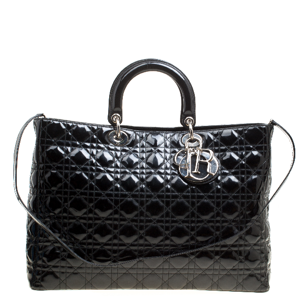 Pre-Owned Dior Top Handle Bag In Black | ModeSens