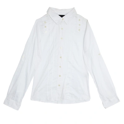 Pre-owned Marc By Marc Jacobs White Button Up Blouse M