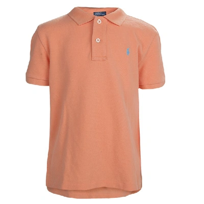 Pre-owned Ralph Lauren Polo By  Orange Polo T-shirt 6 Yrs