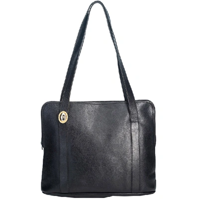 Pre-owned Dior Black Leather Tote Bag
