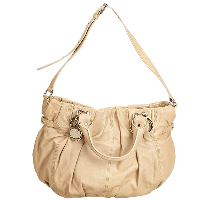 Pre-owned Celine Brown/beige Leather Satchel Bag