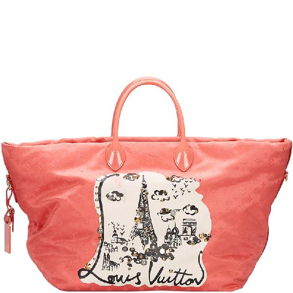 Pre-Owned Louis Vuitton Monogram Nouvelle Vague Beach Bag In Pink | ModeSens
