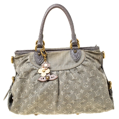 Pre-owned Louis Vuitton Grey Monogram Idylle Neo Cabby Mm Bag