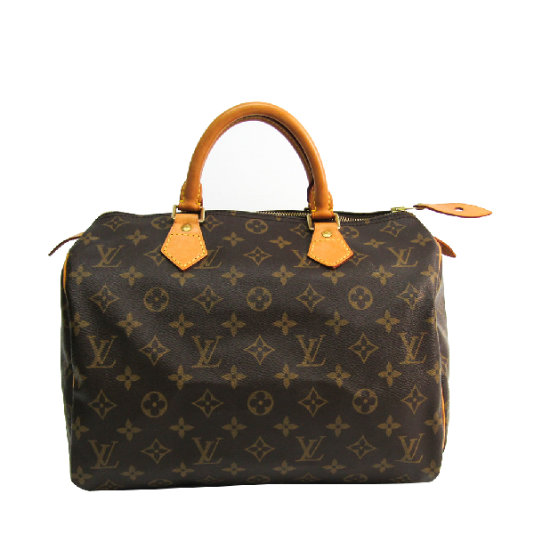 Pre-Owned Louis Vuitton Monogram Canvas Speedy 30 City Handbag In Brown | ModeSens
