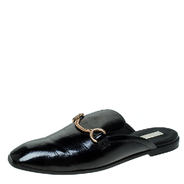 chain flat mules