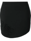 JAY AHR cut-out detail asymmetric hem skirt,DRYCLEANONLY