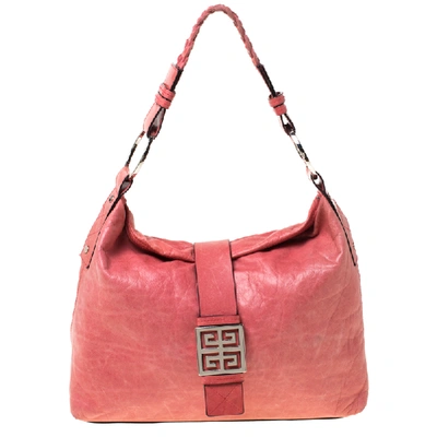 Pre-owned Givenchy Pink Leather Shoulder Bag
