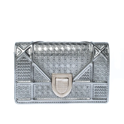 Pre-owned Dior Ama Shoulder Bag In Silver