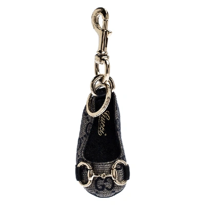 Pre-owned Gucci Sma Ballerina Shoe Charm Key Ring In Metallic