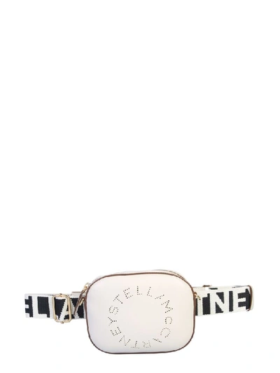 Stella Mccartney Logo Pouch In Bianco