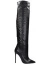 GREYMER BOOTS IN BLACK LEATHER,11165375
