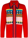 AHLUWALIA STUDIO GABBO ZIP-UP CARDIGAN