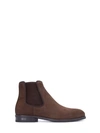LEQARANT LEQARANT MEN'S BROWN LEATHER ANKLE BOOTS,361006TMORO 44