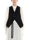 ANN DEMEULEMEESTER ANN DEMEULEMEESTER WOMEN'S WHITE VISCOSE VEST,19021180150098 38