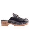 FERRAGAMO SALVATORE FERRAGAMO WOMEN'S BLACK LEATHER SANDALS,01Q059 6