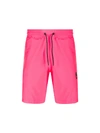 Hydrogen Side Stripe Running Shorts In Pink