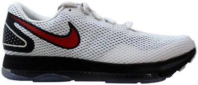 Pre-owned Nike Zoom All Out Low 2 Pure Platinum University Red In Pure Platinum/university Red