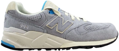 Pre-owned New Balance 999 Grey (women's) In Grey/white