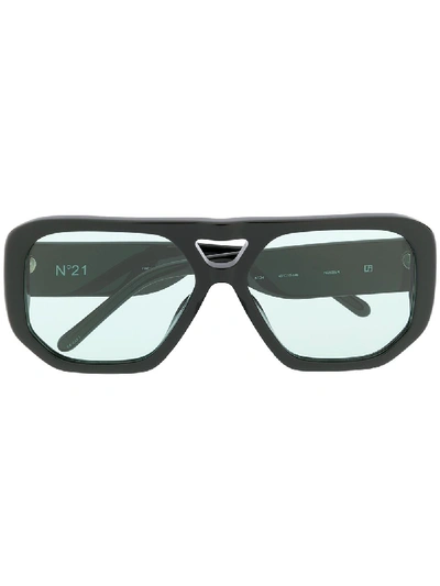 N°21 Aviator Frames Sunglasses In Black