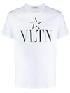 Valentino Vltn Star Print T In White