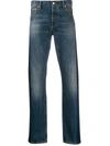 ALEXANDER MCQUEEN SIDE TAPE STRAIGHT-LEG JEANS