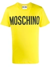 Moschino Classic Logo T-shirt In Yellow