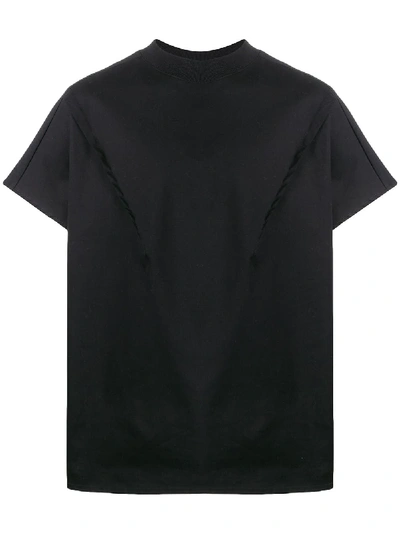 Alchemy Pintuck Detail T-shirt In Black