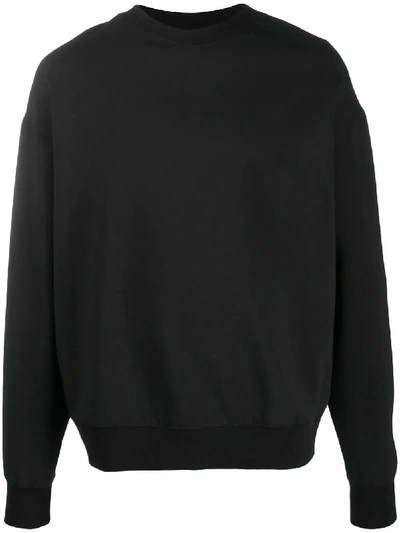 Alchemy Ribbed-trim Sweatshirt In Black