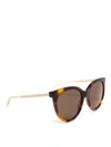 GUCCI TORTOISE OVERSIZED SUNGLASSES