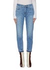 FRAME 'LE GARCON' CROPPED JEANS